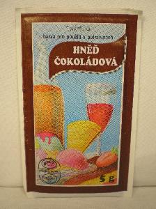 Barva potravin  prášková - hnedá (čokoládová)