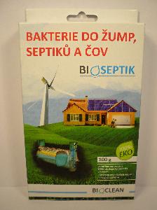 Bioclean Bioseptik Bakterie do žump,septiku a ČOV 100g