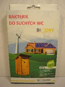 Bioclean Biodry Bakterie do suchých WC 100g