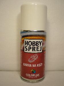 Hobby Sprej barva na kůži Bílá 160 ml